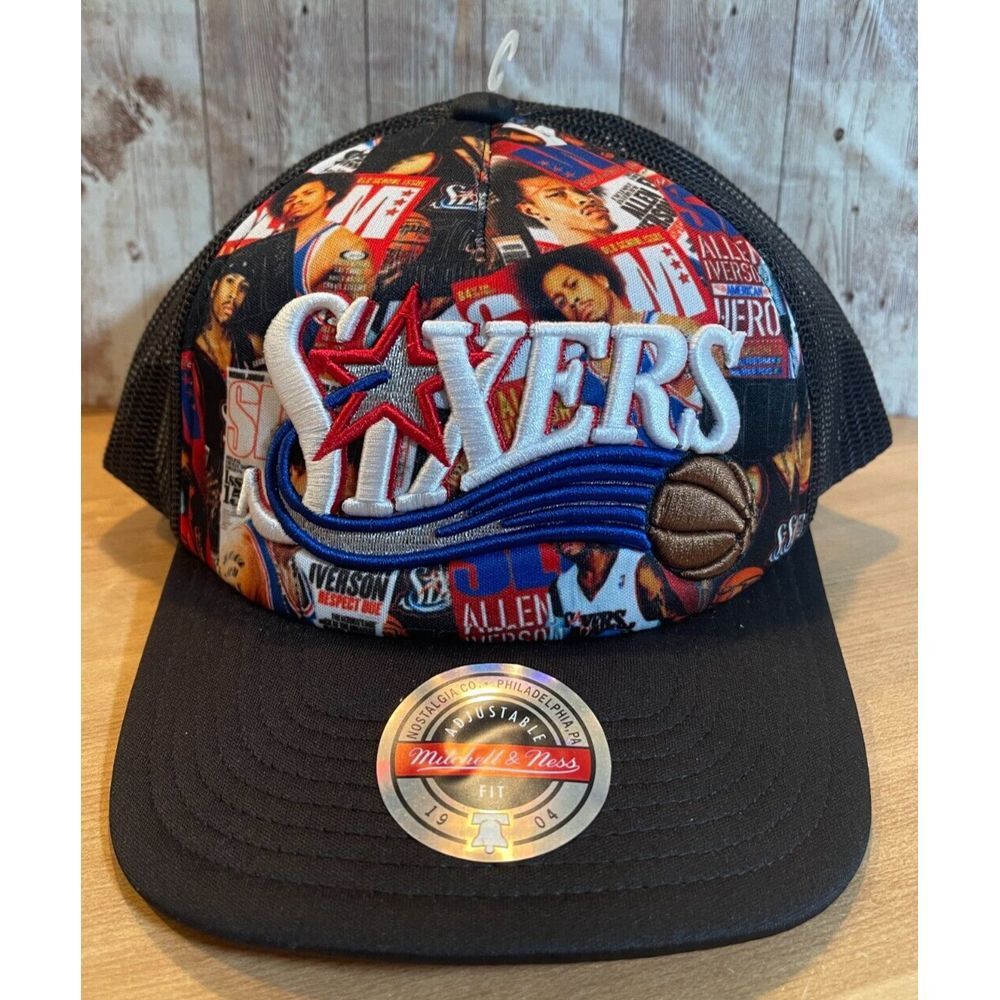 Mitchell & Ness Allen Iverson Slam Magazine Cap Sixers NWT